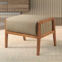 Ver imagem 2 de Puff Banqueta Madeira Maciça Gael Luxo