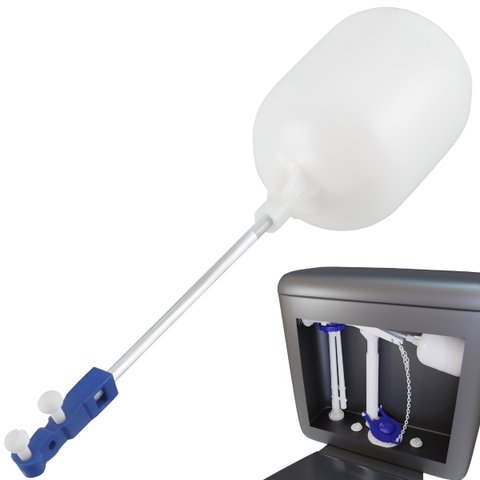 Boia com Conjunto de Fechamento Universal para Caixa Acoplada Descarga 300mm | Astra