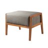 Puff Banqueta Madeira Maciça Gael Luxo - 2