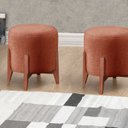 Ver imagem 2 de Puff Banqueta Madeira Maciça Thor Luxo