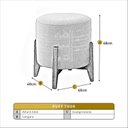 Ver imagem 3 de Puff Banqueta Madeira Maciça Thor Luxo