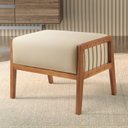 Ver imagem 1 de Puff Banqueta Madeira Maciça Gael Luxo