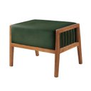 Ver imagem 2 de Puff Banqueta Madeira Maciça Gael Luxo Verde