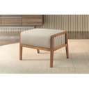 Ver imagem 1 de Puff Banqueta Madeira Maciça Gael Luxo