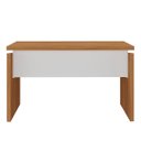 Ver imagem 6 de Mesa para Escritório Pequena Tamburato Mdp Freijó/branco
