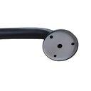 Ver imagem 6 de Barra de Apoio 50cm Alça Inox Preto Kit 2 Uni Idoso Cadeirante Banheiro Box Corredor Parede