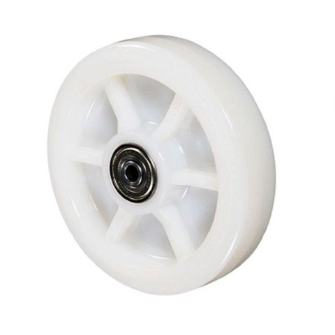 Roda Nylon 6x2 Duplo Rolamento Eixo 1/2 para 600kg