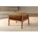 Ver imagem 1 de Puff Banqueta Madeira Maciça Gael Luxo