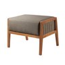 Puff Banqueta Madeira Maciça Gael Luxo - 2