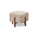 Ver imagem 2 de Puff Banqueta Madeira Maciça Eros Luxo