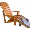 Ver imagem 3 de Cadeira Adirondack com Peseira Jardim Externa Pavão Piscina Verniz Adirondack