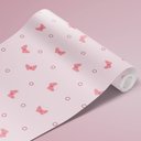 Ver imagem 4 de Papel de Parede Infantil - Borboletas Pink Arte Destaque 3 Metros