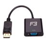 Conversor DisplayPort (Macho) x VGA (Fêmea) F3 JC-CB-DVGA - 1