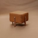 Ver imagem 1 de Puff Banqueta Madeira Maciça Eros Luxo