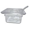 Cuba Gastronômica Policarbonato Gn 1/6x100mm 1,5 L Sb + Tampa com Abertura + Colher 21 Cm Sb - 1