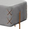 Puff Banqueta 45cm X 45cm Eros Luxo - 4
