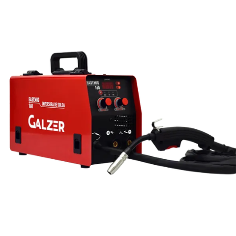 MAQUINA DE SOLDA MULTIPROCESSO S/GAS EASY MIG 160A GALZER 220V 755