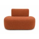Ver imagem 1 de Sofá Fit 120cm 2 Lugares Moderno Sala Consultório:Terra Cota/Bouclé