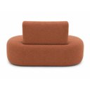 Ver imagem 5 de Sofá Fit 120cm 2 Lugares Moderno Sala Consultório:Terra Cota/Bouclé