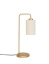 Ver imagem 2 de Luminária de Mesa Retro Dourada com Cúpula Cru 46cm