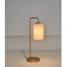 Luminária de Mesa Retro Dourada com Cúpula Cru 46cm - 3