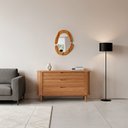 Ver imagem 2 de Espelho Decorativo 35x50cm Carvalho Orgânico