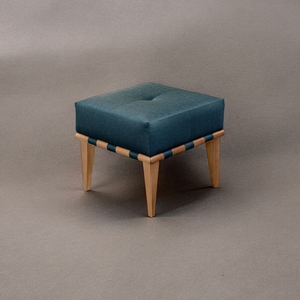 Puff Banqueta em Madeira Maciça Noé Luxo