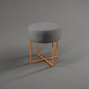 Ver imagem 1 de Puff Banqueta 40cm X 45cm Otávio Luxo