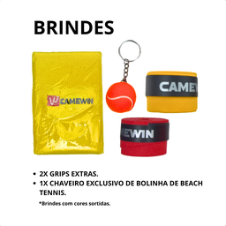 Raquete Beach Tennis Camewin Sunwave 3k Carbon + Brindes - 5