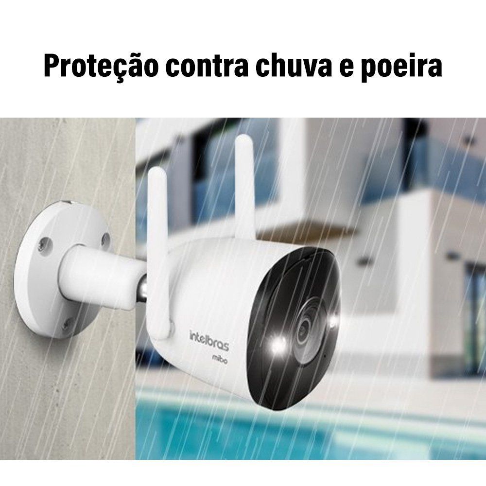 Kit Com C Meras Externas Im Sc Inteligente Wi Fi Full Hd Intelbras