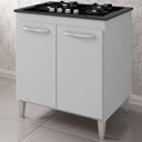 Ver imagem 2 de Balcao 75 Cm com Tampo para Cooktop 4 Bocas 9250 Branco Mobbs