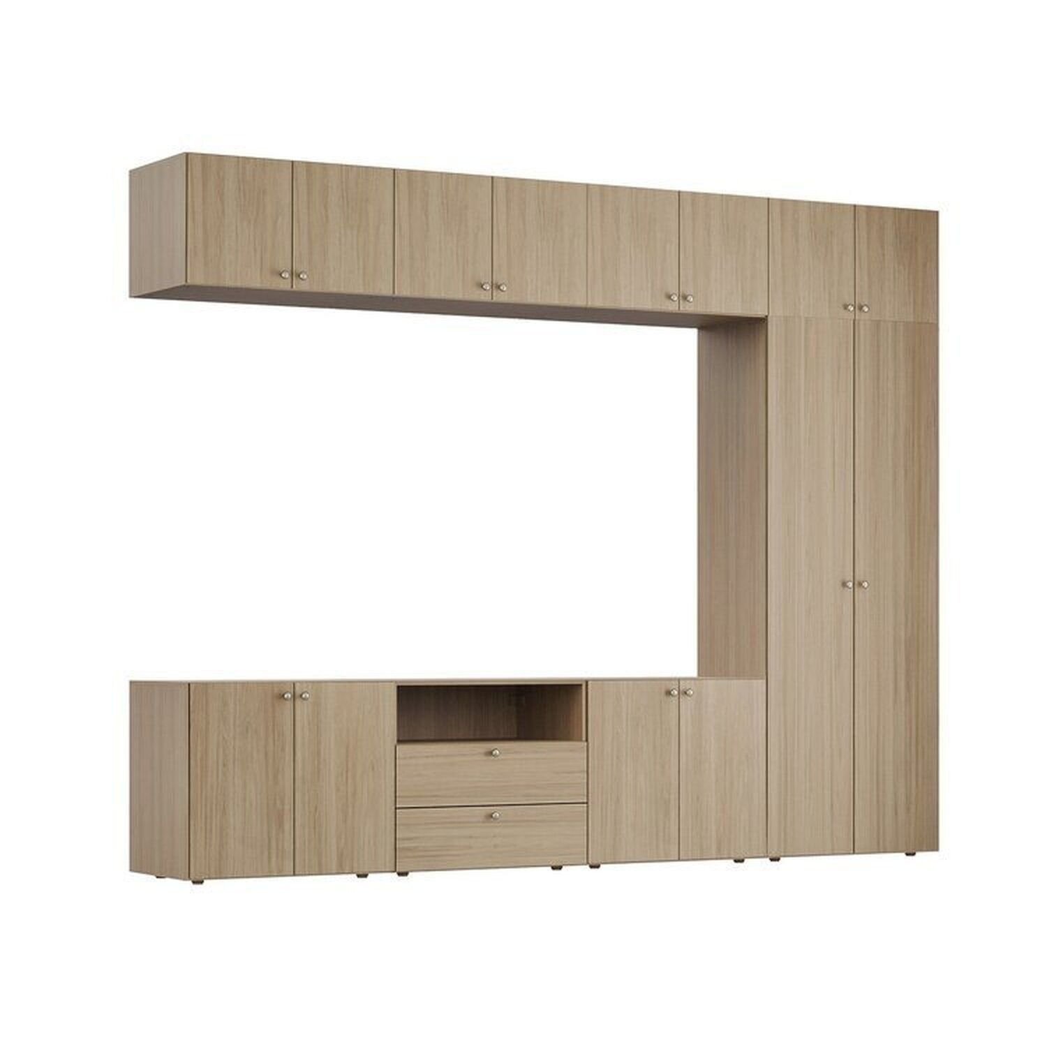 Estante Home 8 Módulos 14 Portas 2 Gavetas 1 Kit Prateleira Frame Cabecasa MadeiraMadeira   - 14