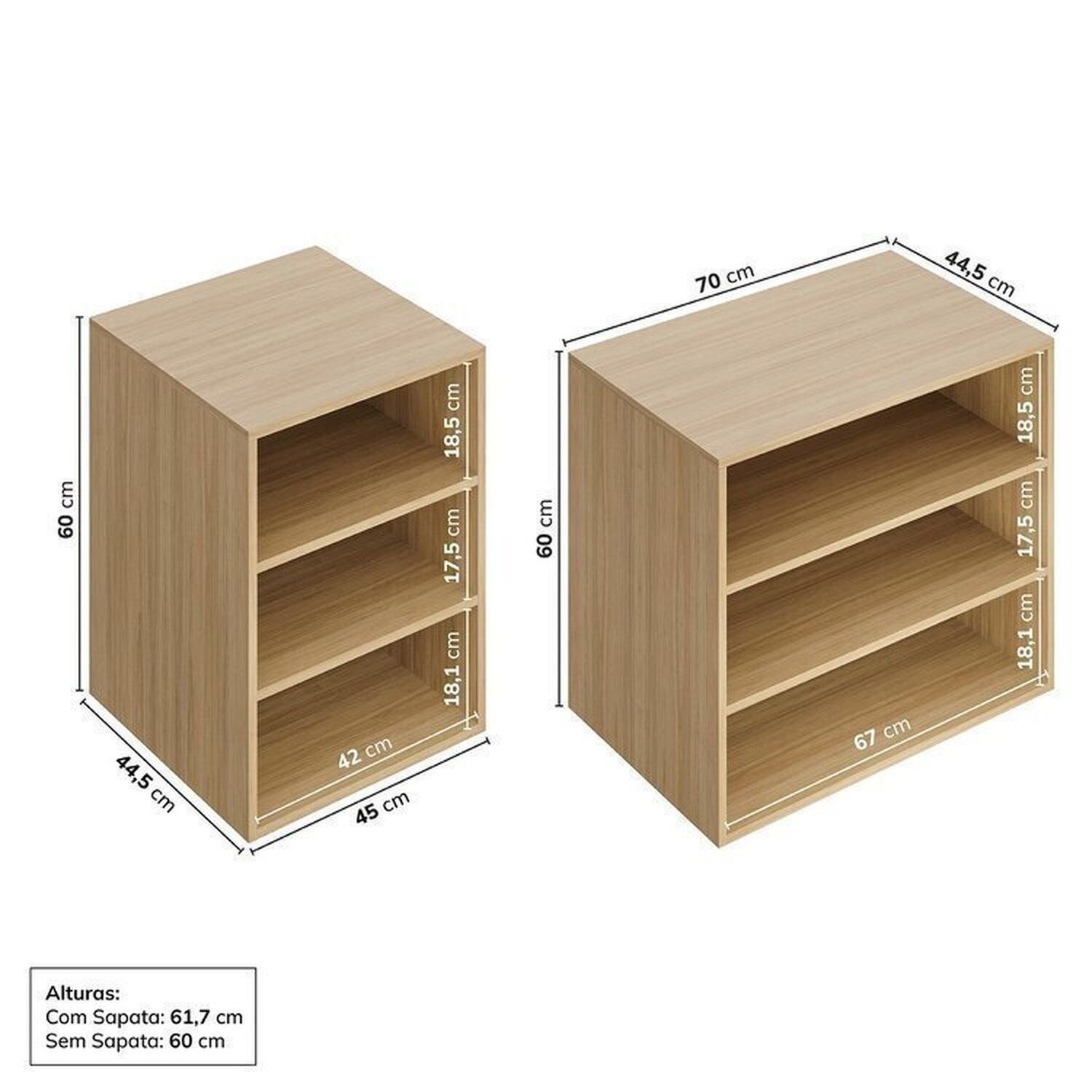 Estante Home 8 Módulos 14 Portas 2 Gavetas 1 Kit Prateleira Frame Cabecasa MadeiraMadeira   - 8