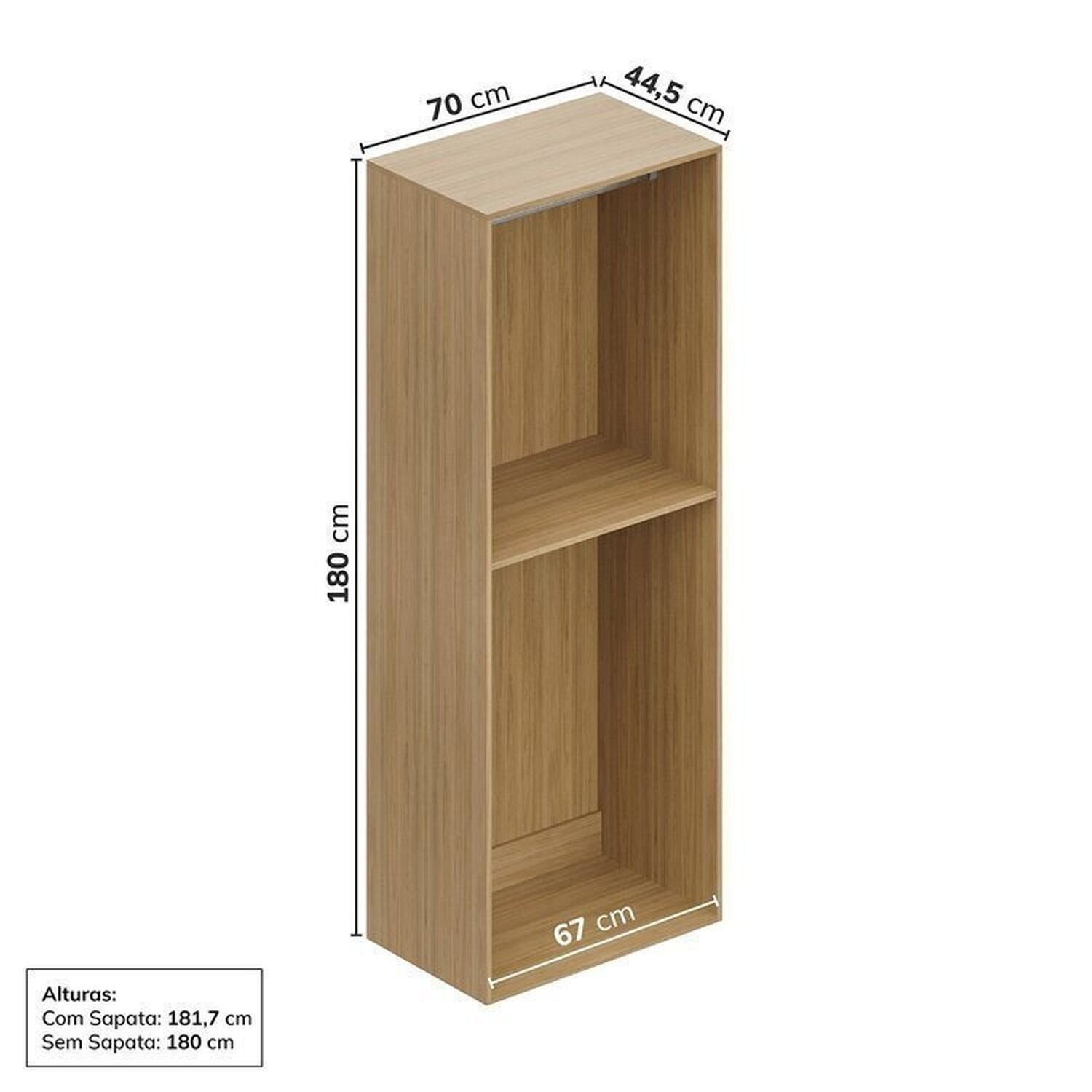 Estante Home 8 Módulos 14 Portas 2 Gavetas 1 Kit Prateleira Frame Cabecasa MadeiraMadeira   - 9