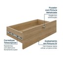 Ver imagem 6 de Estante para TV até 75 Polegadas  8 Módulos 14 Portas 2 Gavetas Frame CabeCasa MadeiraOriginals