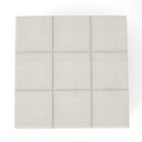 Ver imagem 7 de Puff Decorativo Para Sala de Estar Quadrado Milano 90x90cm W01 Linho Champagne - Lyam Decor