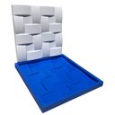 Ver imagem 1 de Forma Silicone Gesso Parede 3D - Trançado