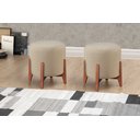 Ver imagem 2 de Puff Banqueta Madeira Maciça Thor Luxo