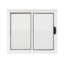 Ver imagem 5 de Vitro de Janela 50x50cm de Correr 2 Folhas Aluminio e Policarbonato para Banheiros Branco
