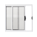 Ver imagem 4 de Vitro de Janela 50x50cm de Correr 2 Folhas Aluminio e Policarbonato para Banheiros Branco