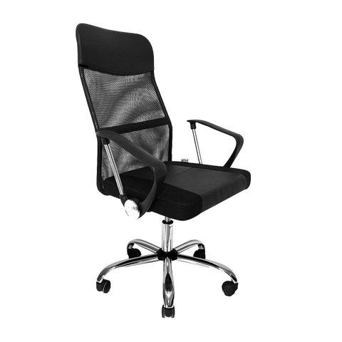 Cadeira Presidente Giratória De Escritório Mesh Ergonômica