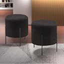 Ver imagem 2 de Puff Banqueta Estofado 48x40cm Luxo Odim