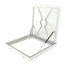 Ver imagem 3 de Tampa Casa Máquina Alumínio Rebaixo Invisível Bege 100x100cm