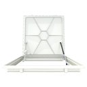 Ver imagem 2 de Tampa Casa Máquina Alumínio Rebaixo Invisível Bege 100x100cm