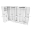Ver imagem 6 de KIT CLOSET M141,142,143 GAVETAS, PRATELEIRAS M144.2021.B MUNDI MOVEIS
