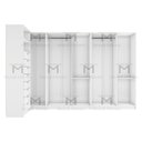 Ver imagem 4 de KIT CLOSET M141,142,143 GAVETAS, PRATELEIRAS M144.2021.B MUNDI MOVEIS