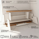 Ver imagem 3 de Rack Angular com Rodapé 155cm para TV 65" Byhouse