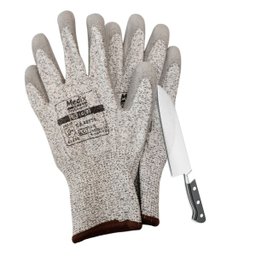 Par Luva Anticorte G Ca48856 Maxima Proteçao Epi Resistente Segurança Açougue Obra Construçao Cozinh - 1