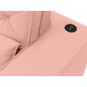 Sofá Retrátil e Reclinável com USB Malibu 2,00m Velosuede Rose – NETSOFAS - 5