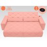 Sofá Retrátil e Reclinável com USB Malibu 2,00m Velosuede Rose – NETSOFAS - 3
